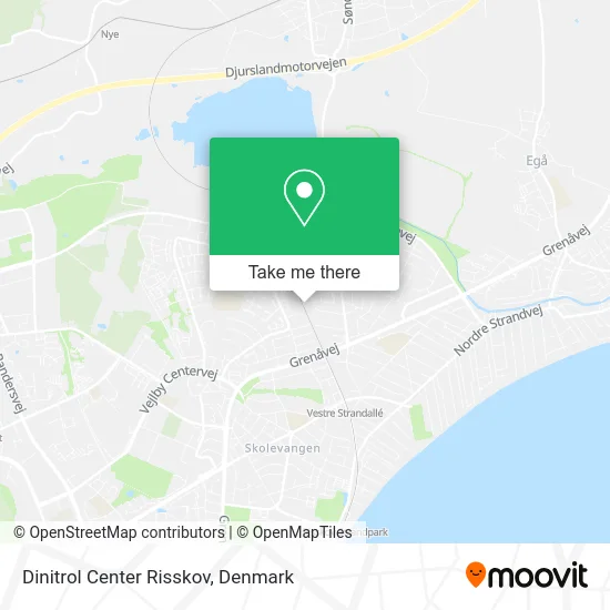 Dinitrol Center Risskov map