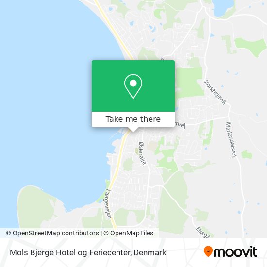 Mols Bjerge Hotel og Feriecenter map