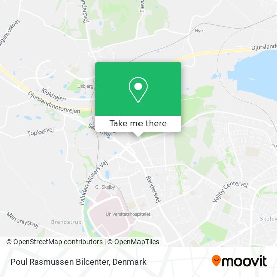 Poul Rasmussen Bilcenter map