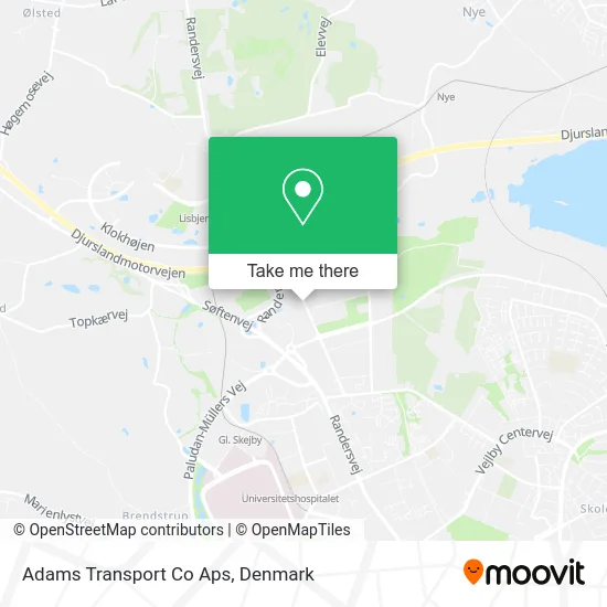 Adams Transport Co Aps map