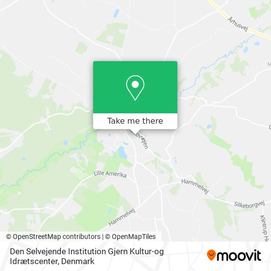 Den Selvejende Institution Gjern Kultur-og Idrætscenter map