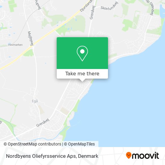 Nordbyens Oliefyrsservice Aps map
