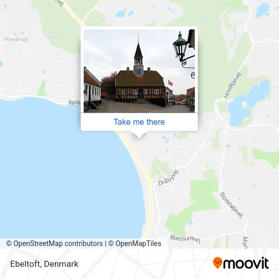 Ebeltoft map