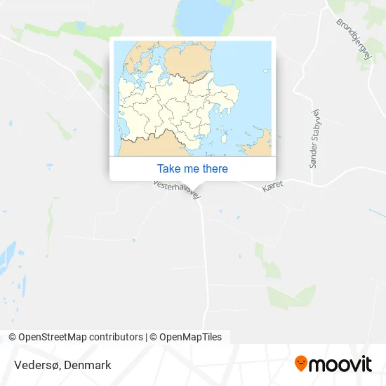 Vedersø map