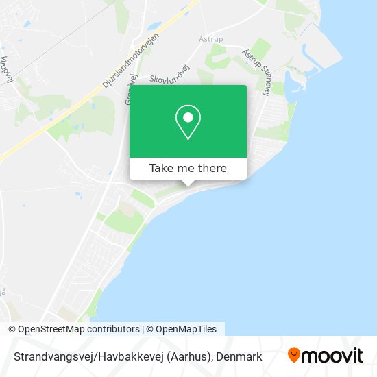 Strandvangsvej / Havbakkevej (Aarhus) map