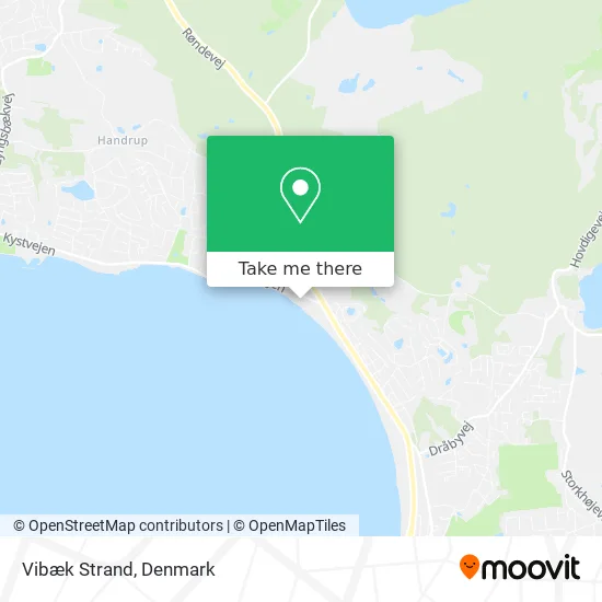 Vibæk Strand map