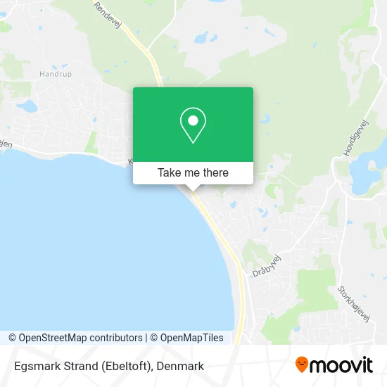 Egsmark Strand (Ebeltoft) map