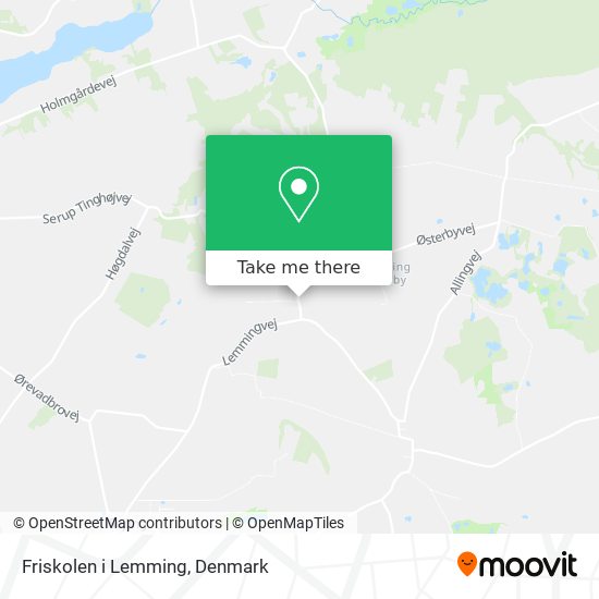 Friskolen i Lemming map