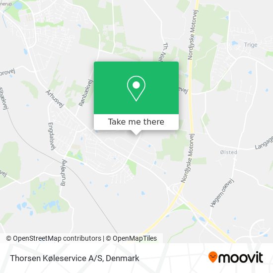 Thorsen Køleservice A/S map