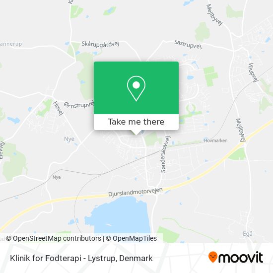 Klinik for Fodterapi - Lystrup map