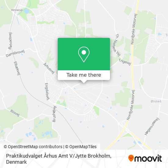 Praktikudvalget Århus Amt V / Jytte Brokholm map