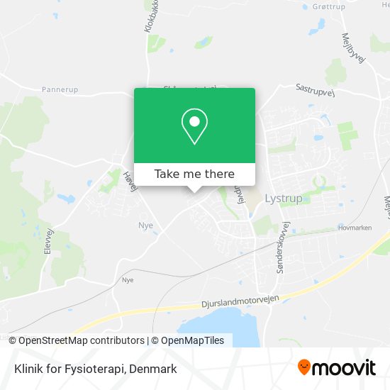 Klinik for Fysioterapi map