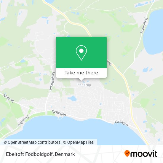 Ebeltoft Fodboldgolf map