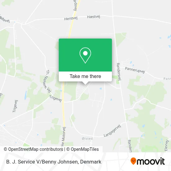 B. J. Service V/Benny Johnsen map