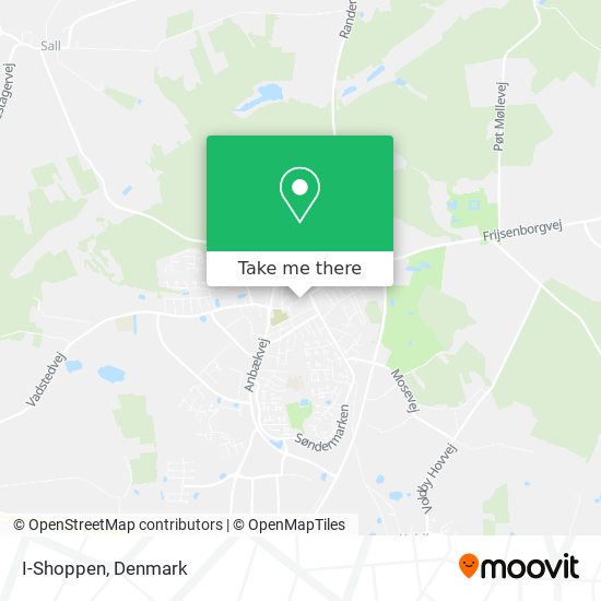 I-Shoppen map