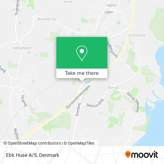 Ebk Huse A/S map