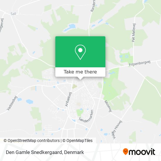 Den Gamle Snedkergaard map