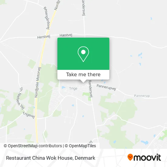 Restaurant China Wok House map