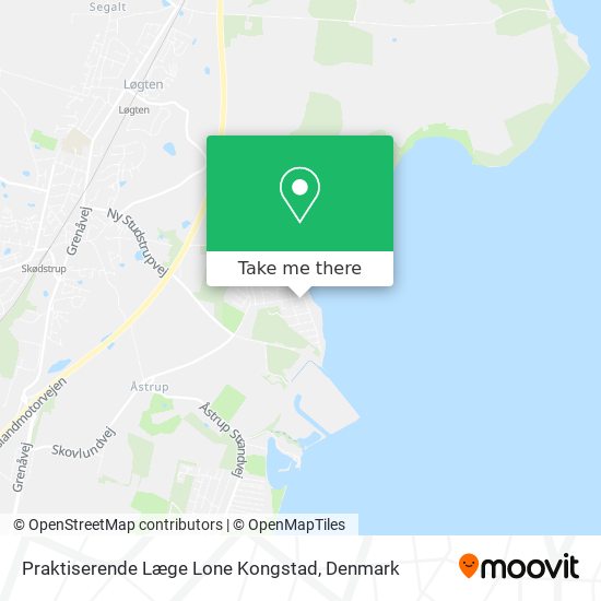 Praktiserende Læge Lone Kongstad map