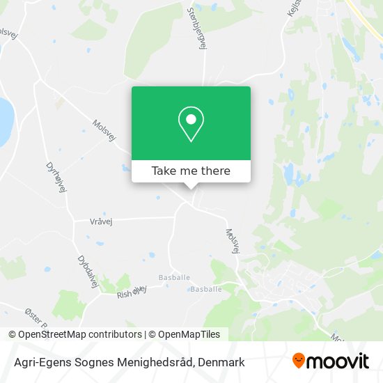 Agri-Egens Sognes Menighedsråd map