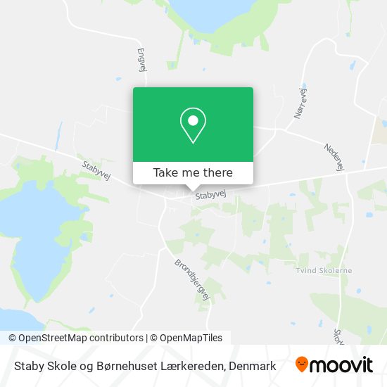 Staby Skole og Børnehuset Lærkereden map