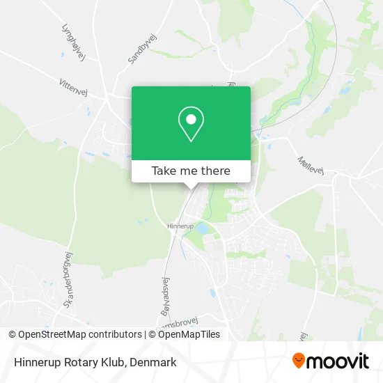 Hinnerup Rotary Klub map