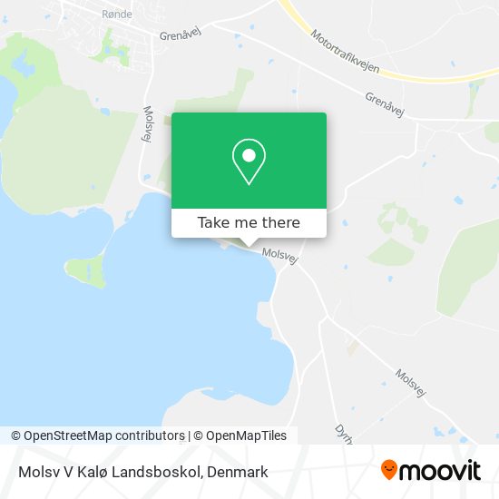Molsv V Kalø Landsboskol map