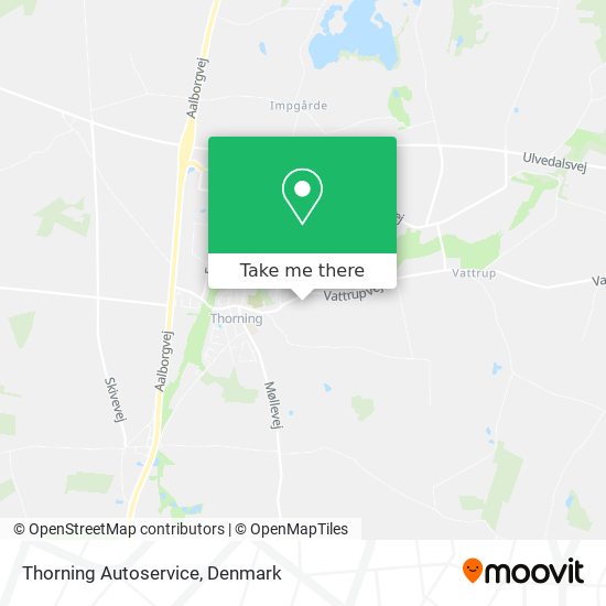 Thorning Autoservice map