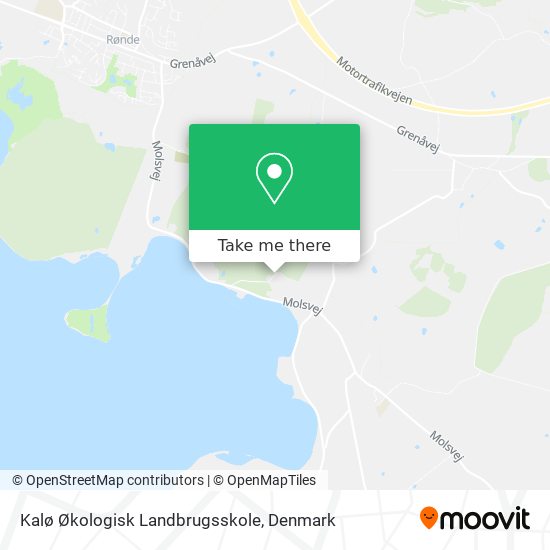Kalø Økologisk Landbrugsskole map