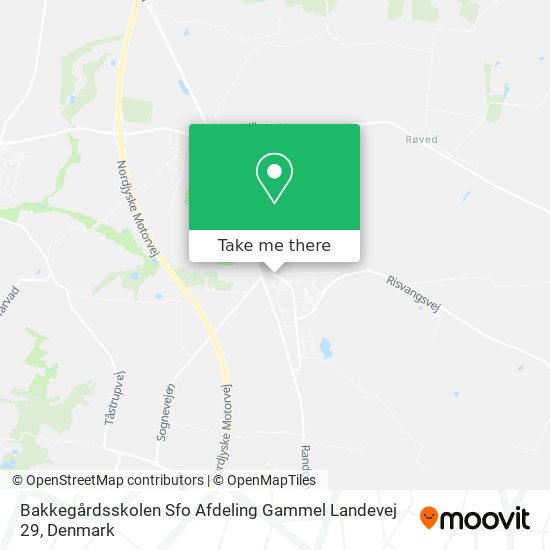 Bakkegårdsskolen Sfo Afdeling Gammel Landevej 29 map