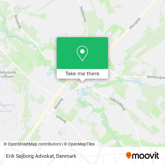 Erik Søjborg Advokat map