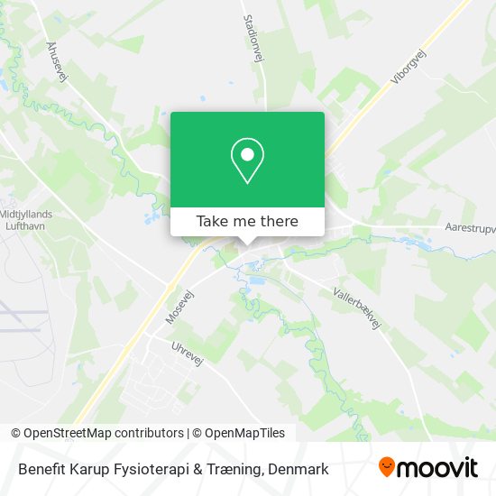 Benefit Karup Fysioterapi & Træning map
