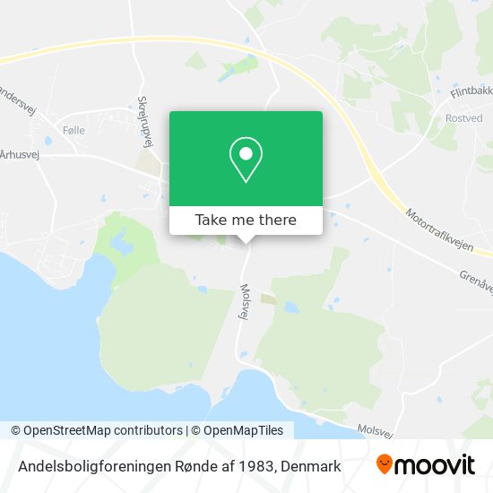 Andelsboligforeningen Rønde af 1983 map