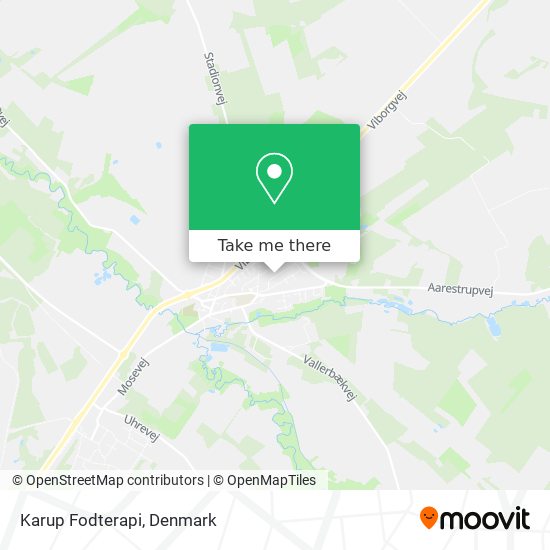 Karup Fodterapi map