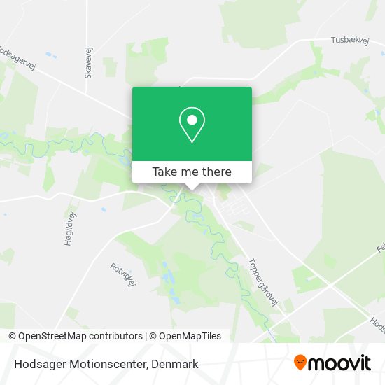 Hodsager Motionscenter map