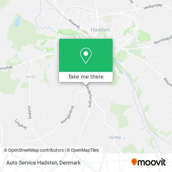 Auto Service Hadsten map