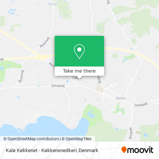 Kalø Køkkenet - Køkkensnedkeri map