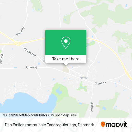 Den Fælleskommunale Tandregulerings map