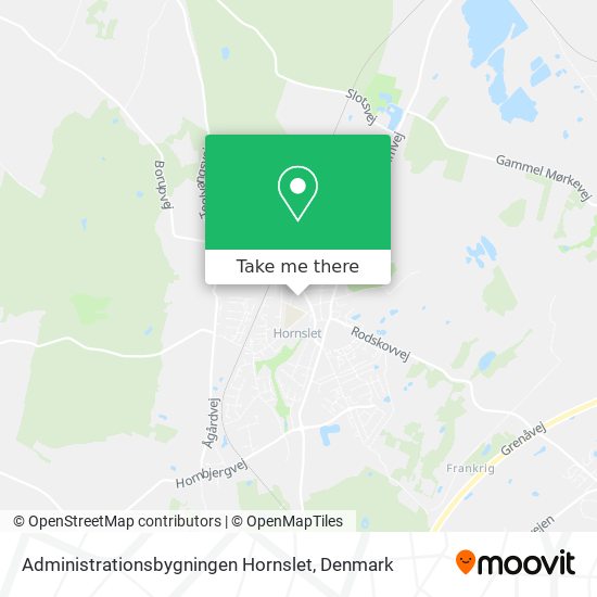 Administrationsbygningen Hornslet map