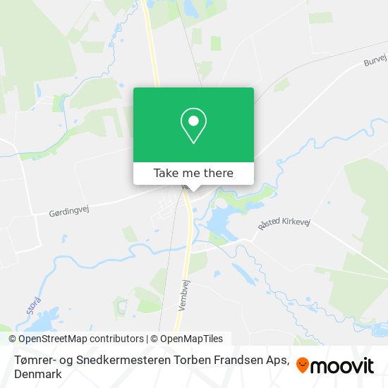 Tømrer- og Snedkermesteren Torben Frandsen Aps map