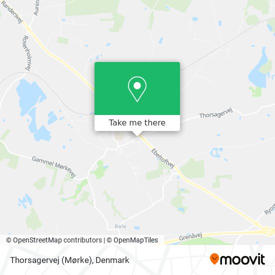 Thorsagervej (Mørke) map