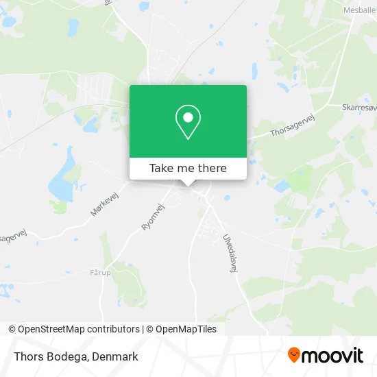 Thors Bodega map