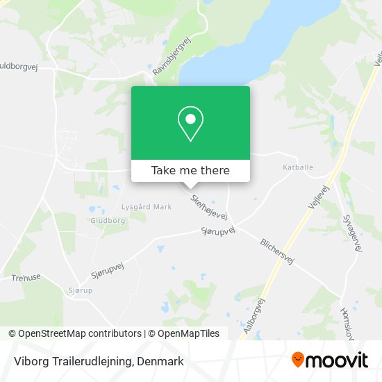 Viborg Trailerudlejning map