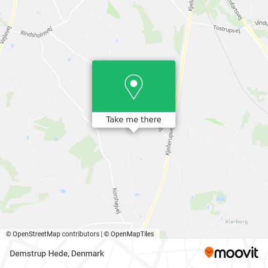 Demstrup Hede map