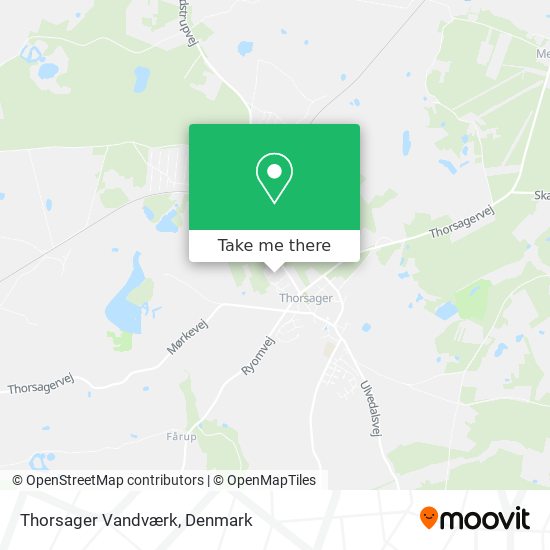 Thorsager Vandværk map