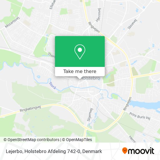 Lejerbo, Holstebro Afdeling 742-0 map