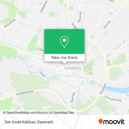 Det Gode Køkken map