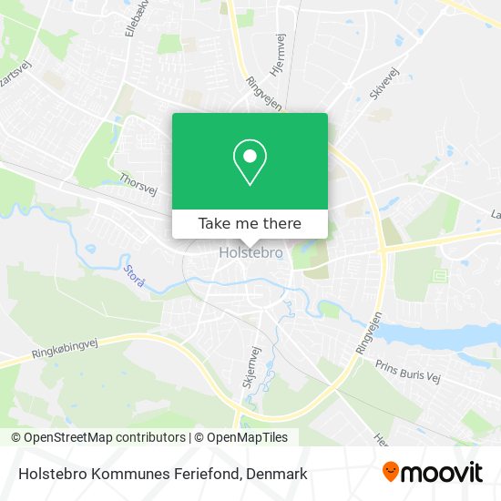 Holstebro Kommunes Feriefond map