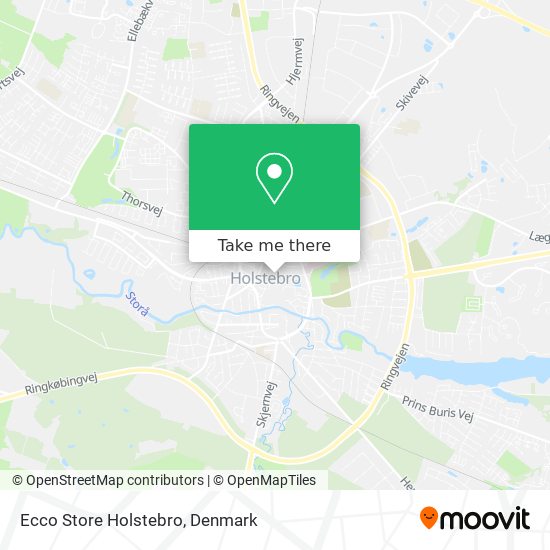 Ecco Store Holstebro map