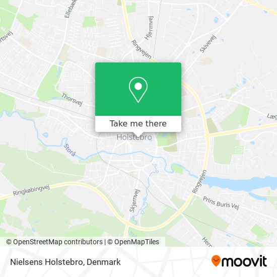 Nielsens Holstebro map